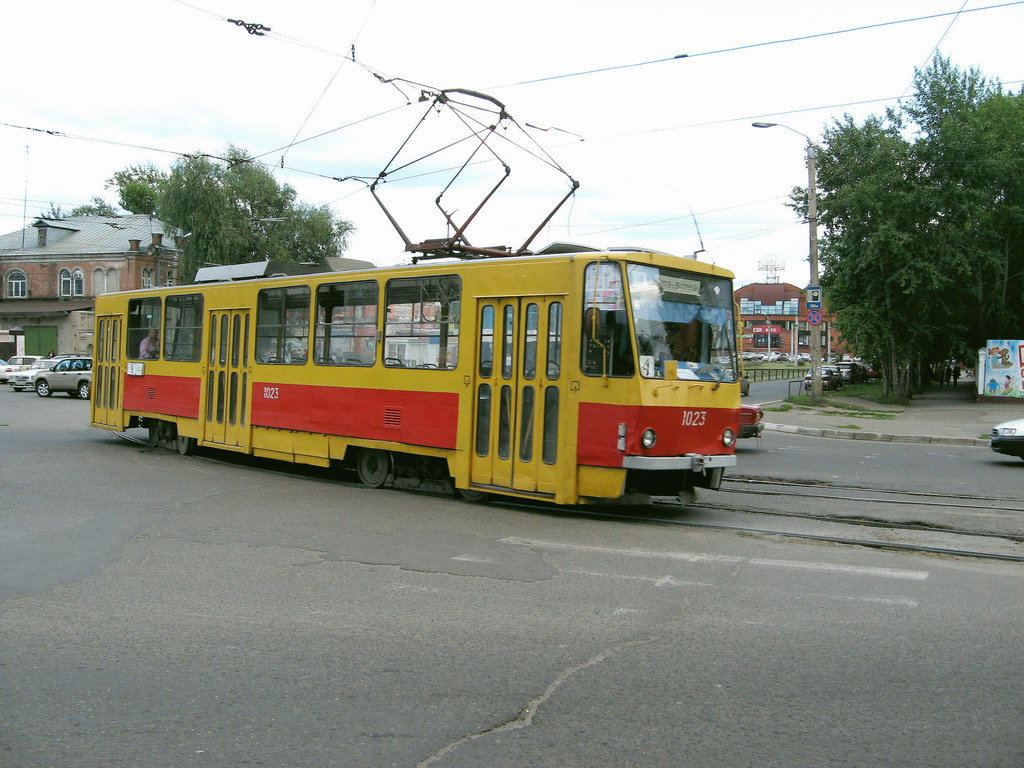 Барнаул, Tatra T6B5SU № 1023