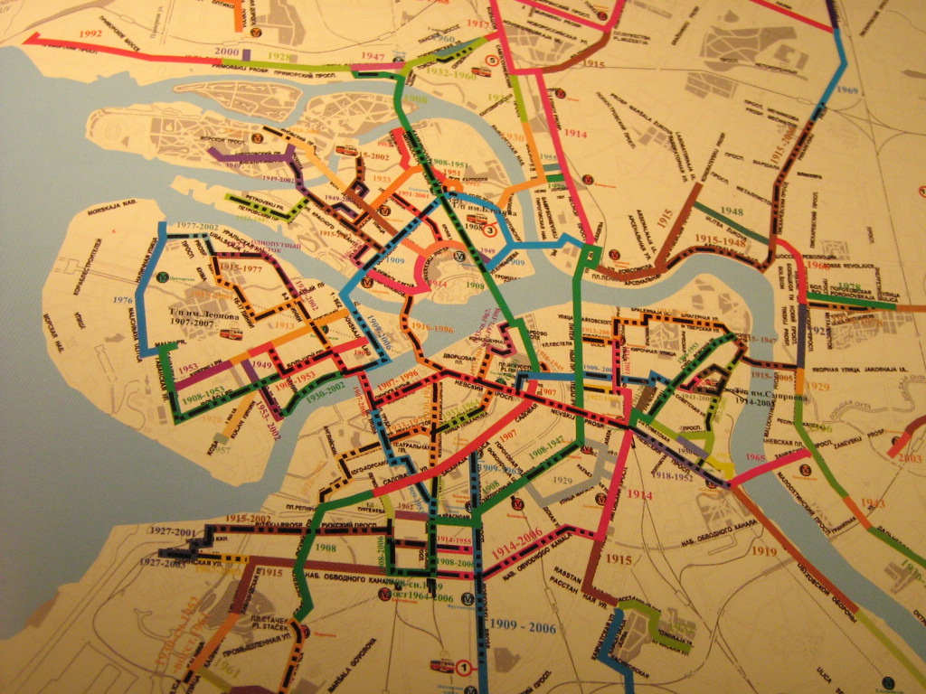 Sanktpēterburga — Systemwide Maps