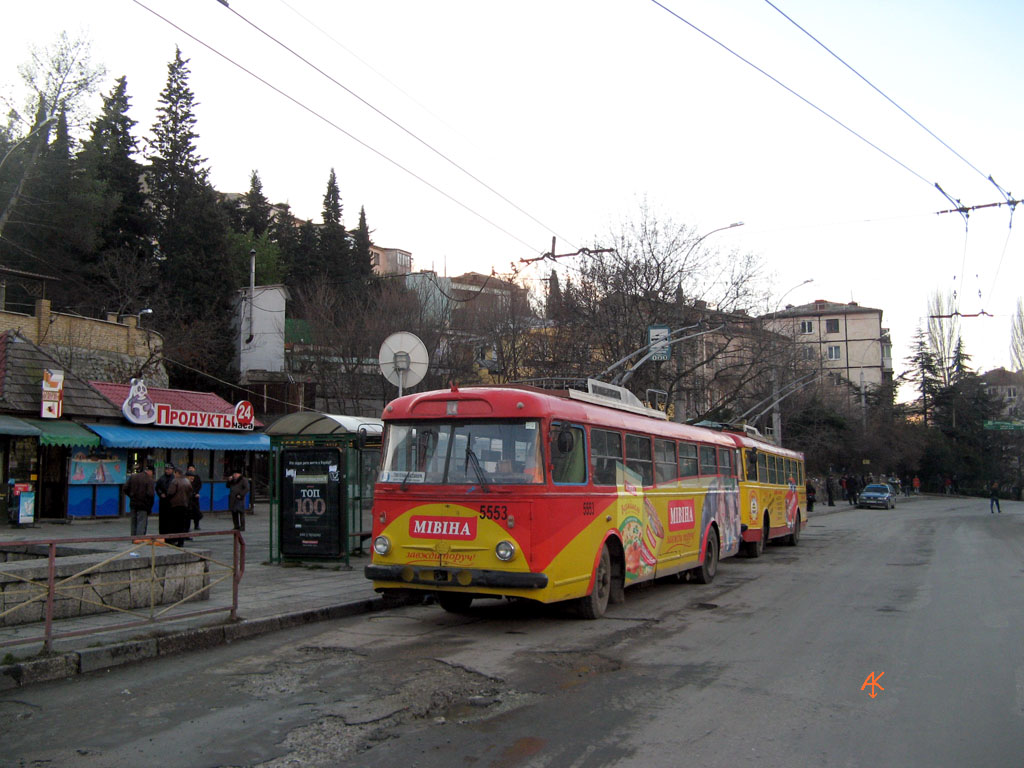 Крымский троллейбус, Škoda 9Tr21 № 5553