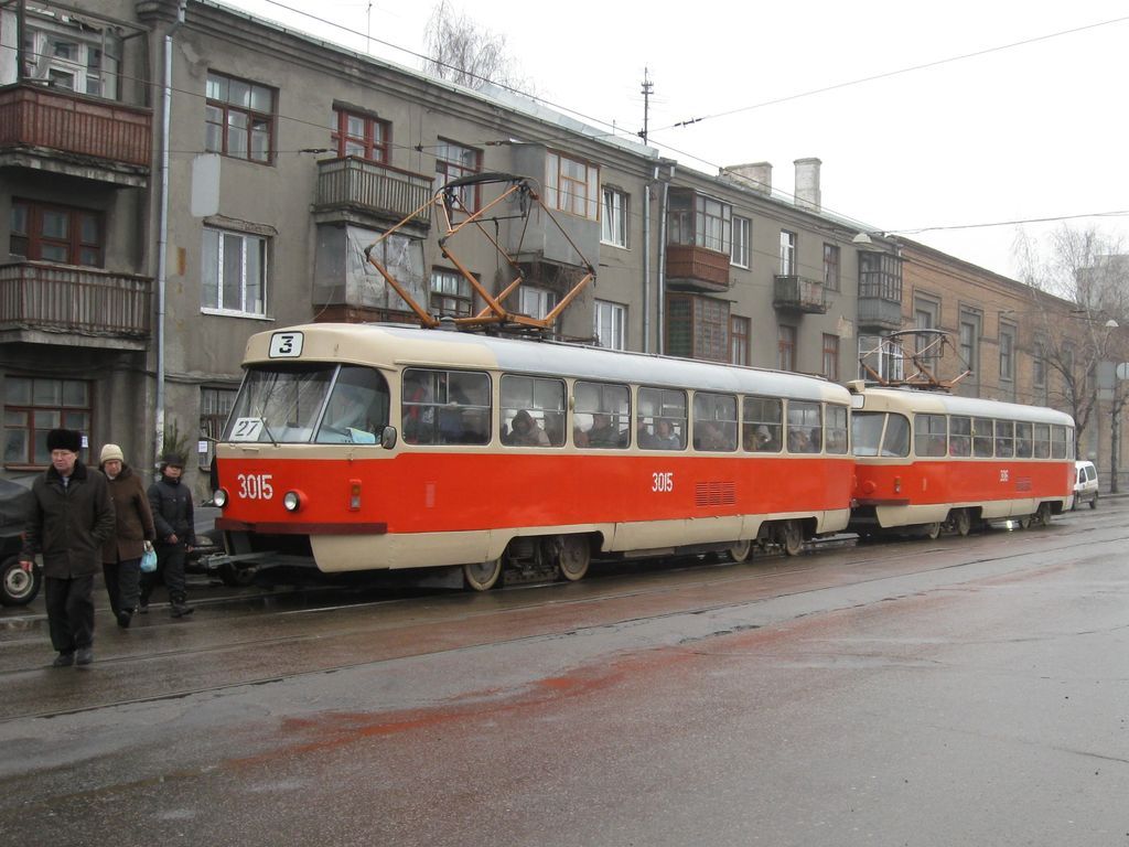 Harkiv, Tatra T3SU № 3015