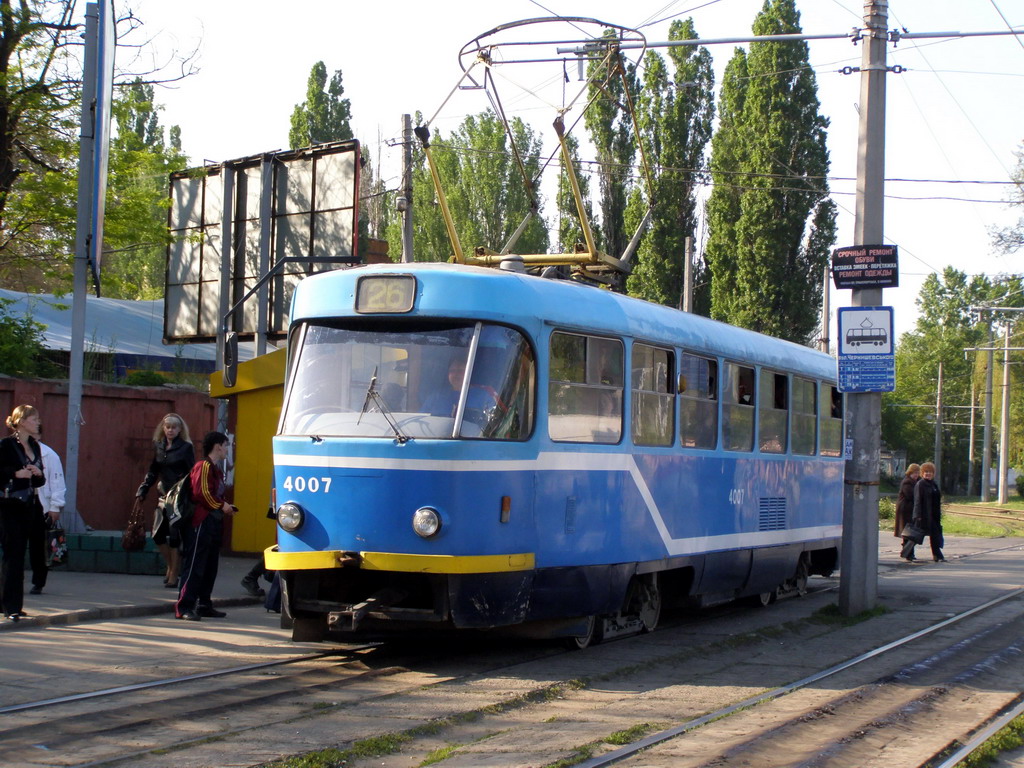 Одесса, Tatra T3R.P № 4007