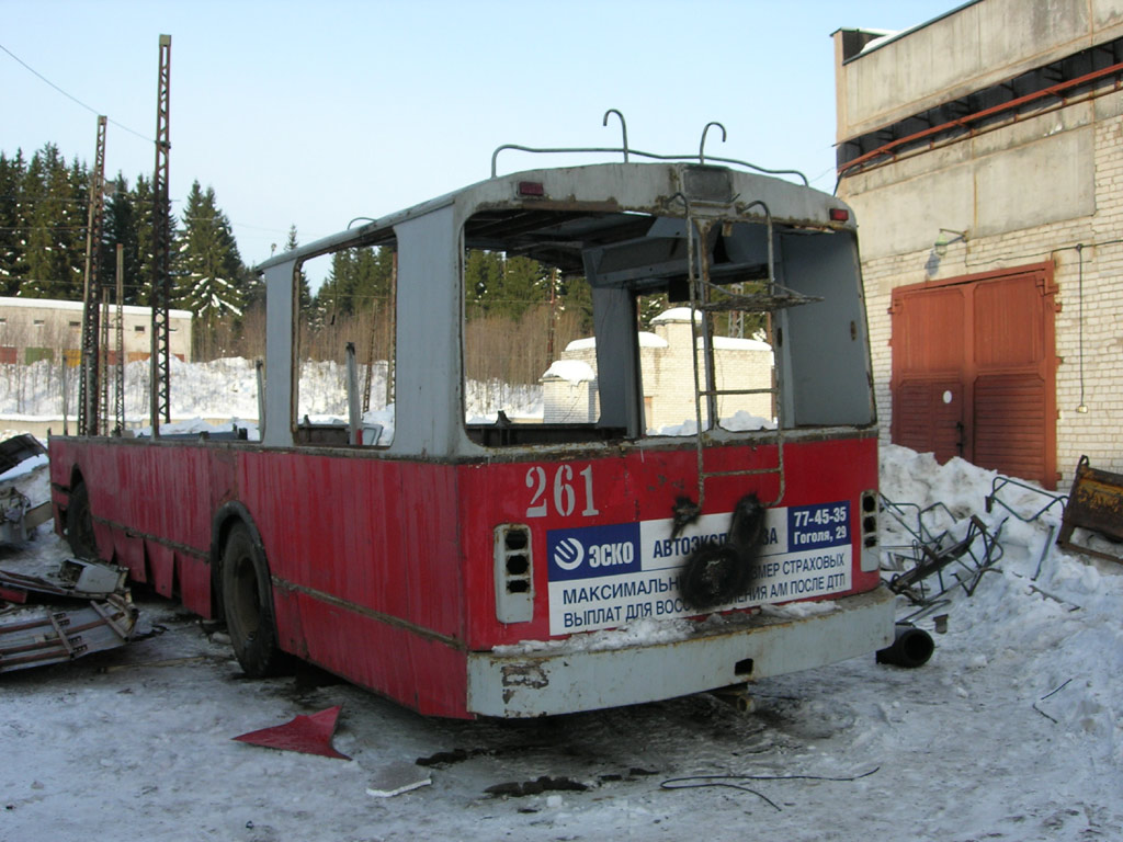 Petrozavodsk, ZiU-682V-012 [V0A] č. 261; Petrozavodsk — Storage and decommissioning bases for trolleybuses