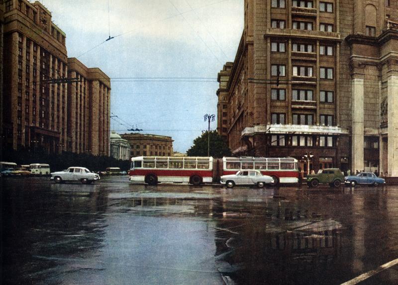 Масква — Исторические фотографии — Трамвай и Троллейбус (1946-1991)