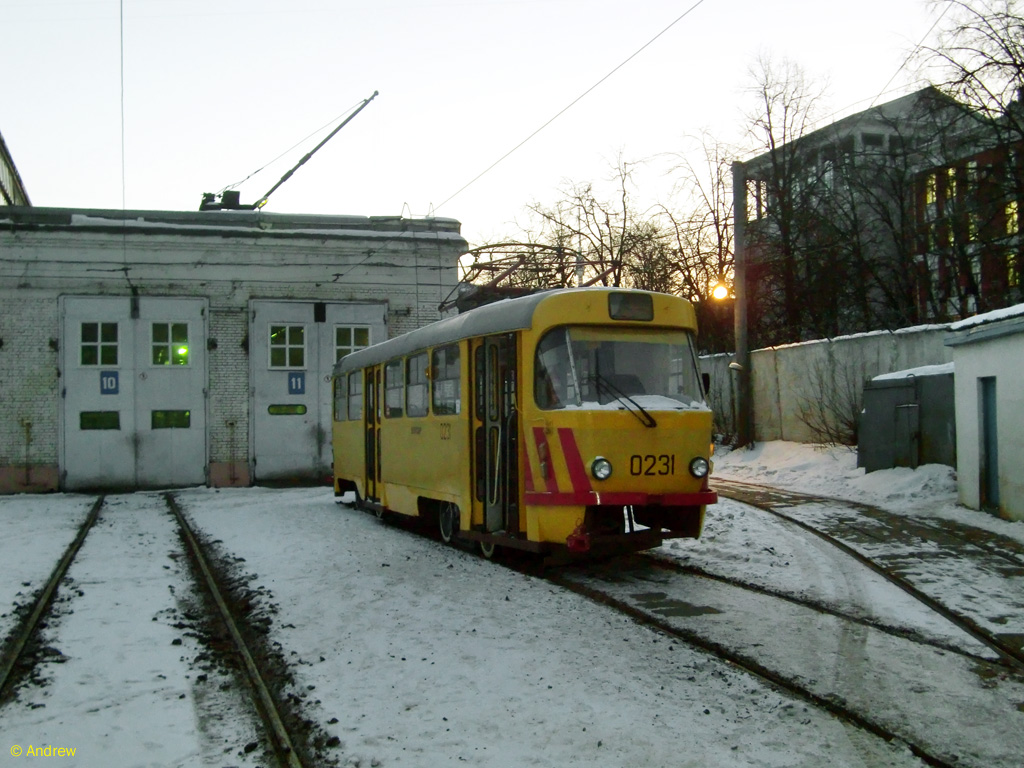 Москва, Tatra T3SU № 0231