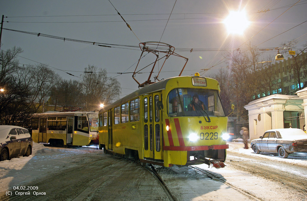 Москва, Tatra T3SU № 0229