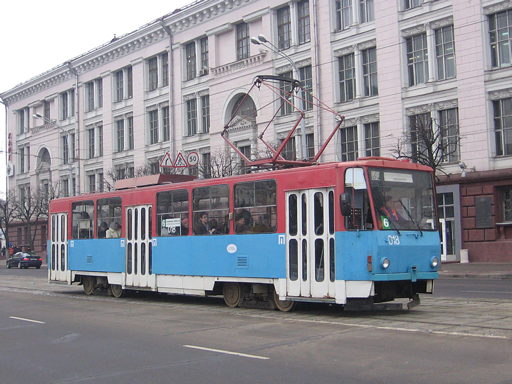 Minsk, Tatra T6B5SU č. 018