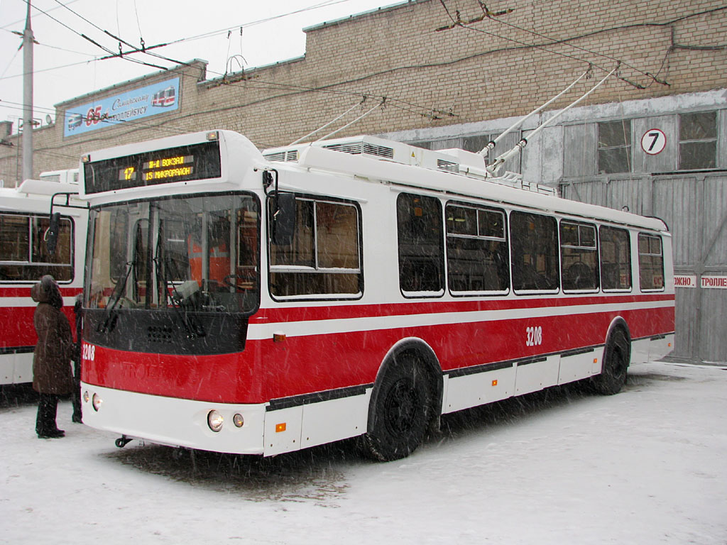 Самара, ЗиУ-682Г-016.03 № 3208; Самара — Презентация новых троллейбусов ЗиУ-682Г-016.03 и Тролза-5275.05 (5 февраля 2009 г.)