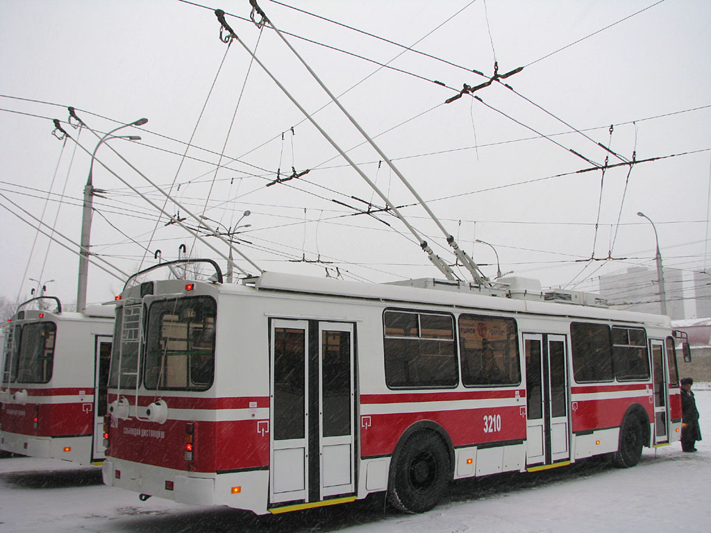 Samara, ZiU-682G-016.03 N°. 3210; Samara — Presentation of new trolleybuses at February 5, 2009; Samara — Trolleybus depot # 3