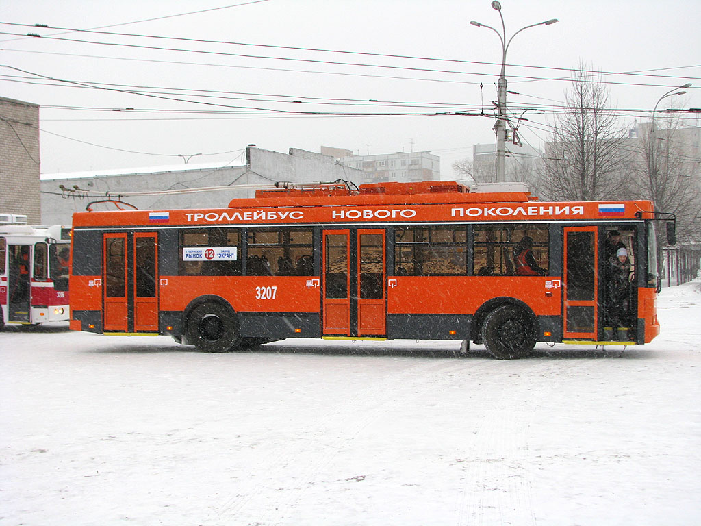 Samara, Trolza-5275.05 “Optima” č. 3207; Samara — Presentation of new trolleybuses at February 5, 2009