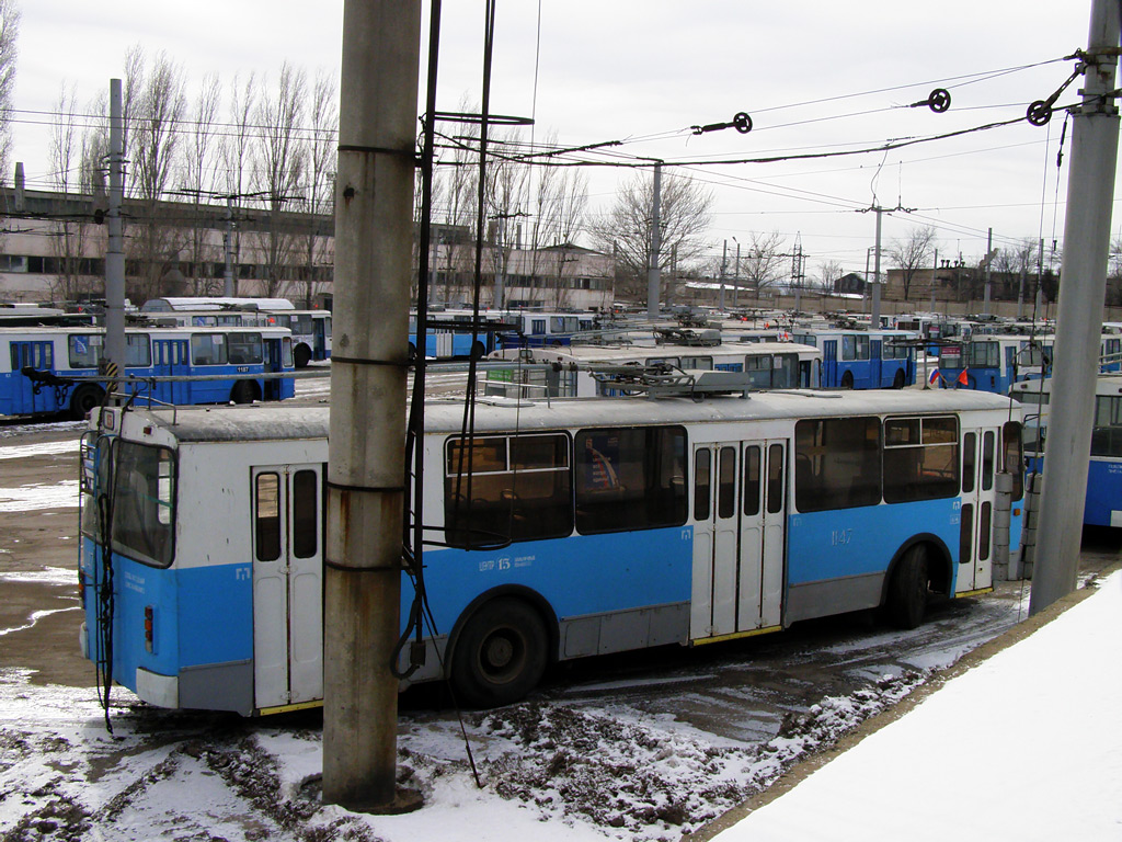 Волгоград, ЗиУ-682Г-016 (012) № 1147; Волгоград — Депо: [1] Троллейбусное депо № 1