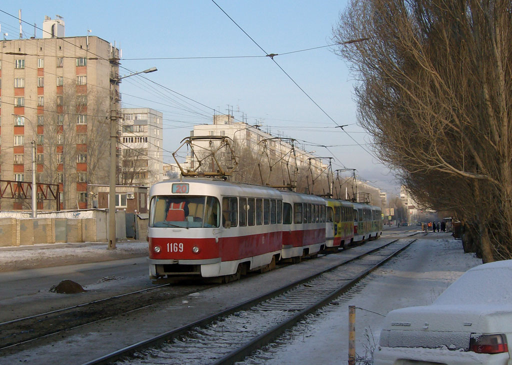 Самара, Tatra T3SU (двухдверная) № 1169; Самара — Конечные станции и кольца (трамвай)