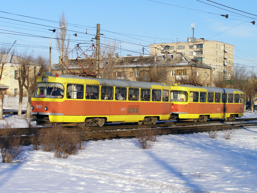 Volgograd, Tatra T3SU № 2697; Volgograd, Tatra T3SU № 2698