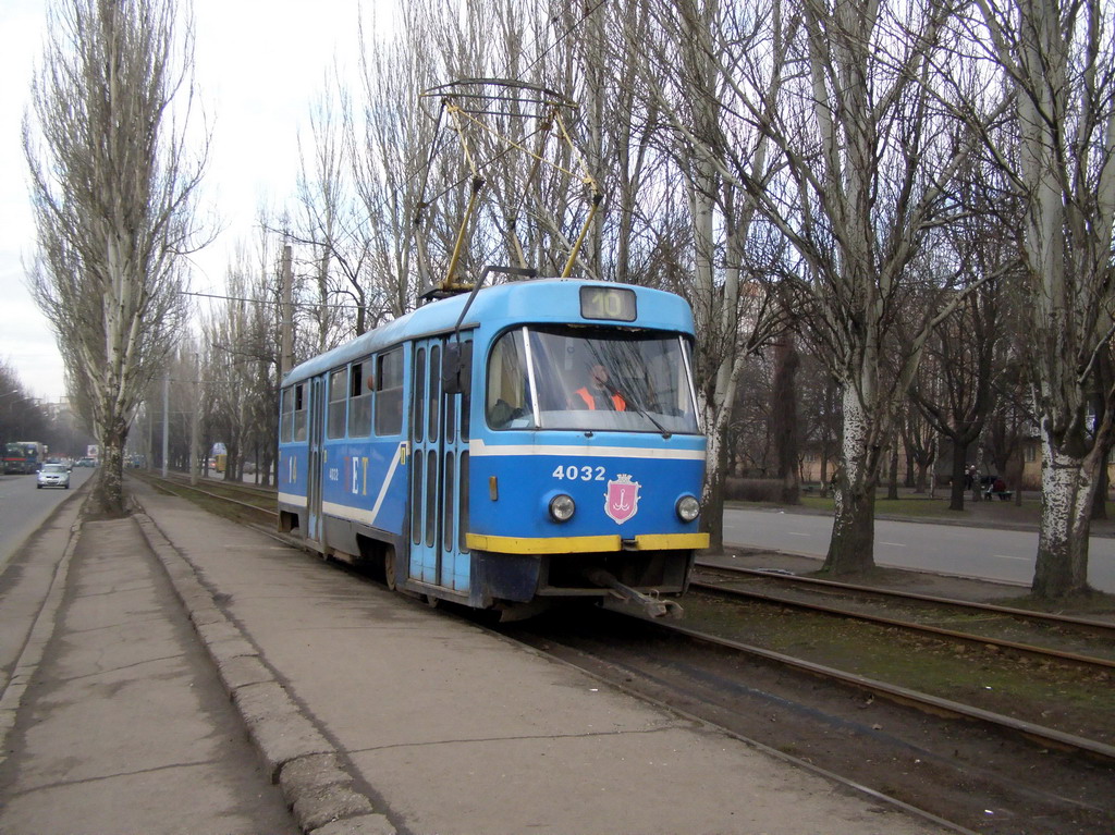 Odesa, Tatra T3R.P Nr. 4032; Odesa — Tramway lines; Odesa — Tramway Lines: Blyzhni Mlyny and Cheromushky