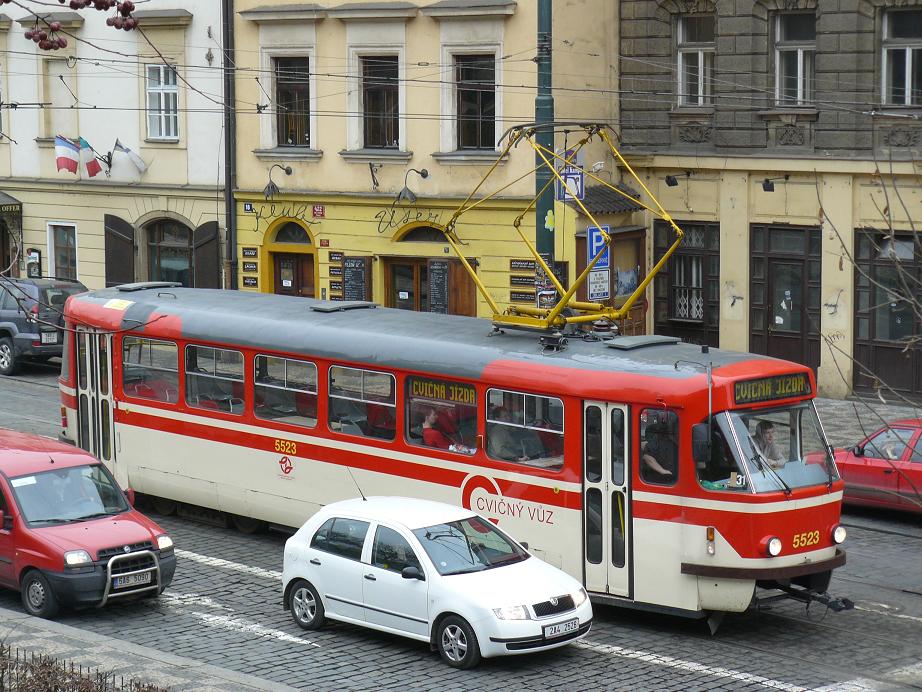 Prague, Tatra T3R.P № 5523