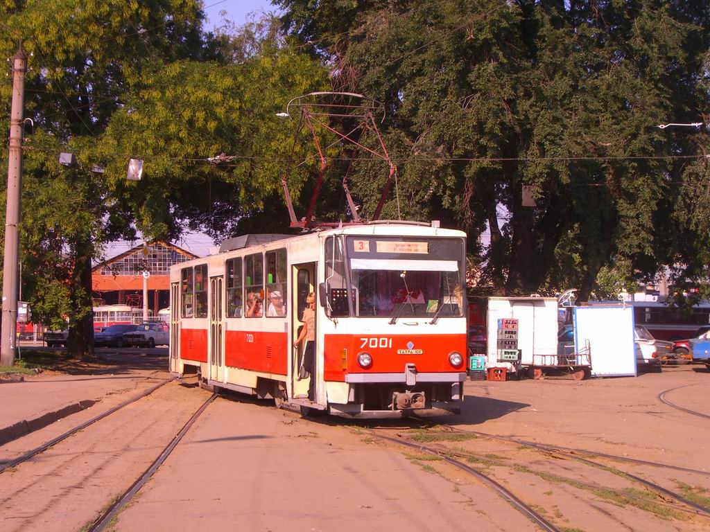 Odesa, Tatra-Yug T6B5 № 7001