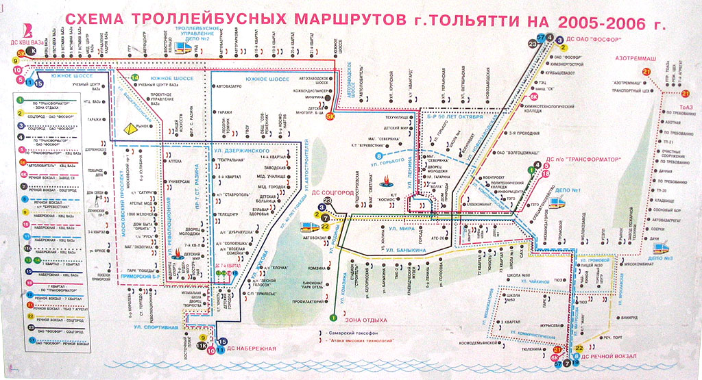46 автобус на карте тольятти
