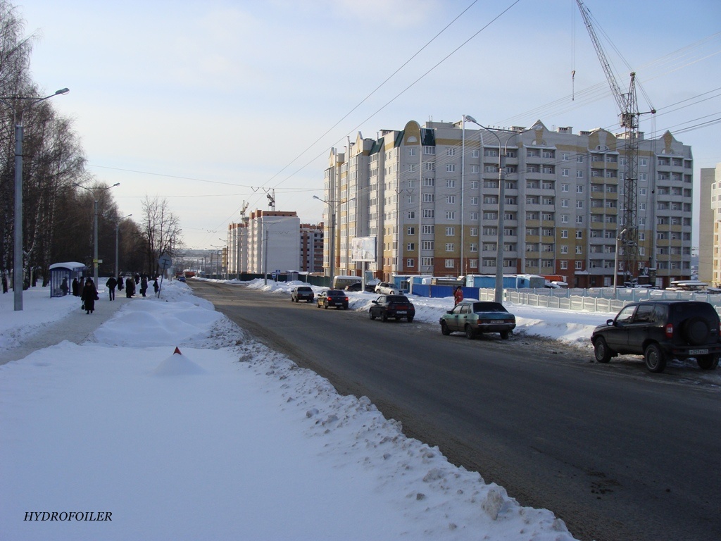 Чебоксары — Строительство троллейбусной линии по улице Гладкова