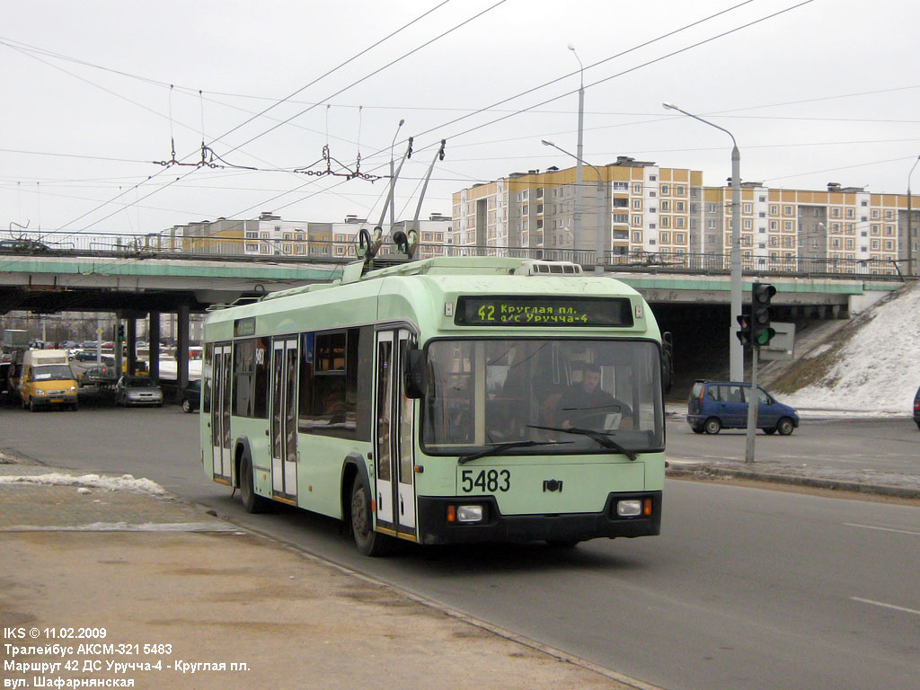 Минск, БКМ 321 № 5483