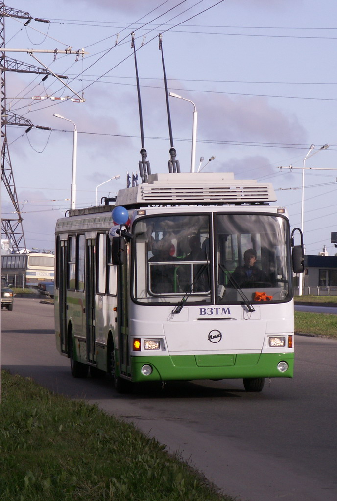 Петрозаводск, ЛиАЗ-5280 (ВЗТМ) № 355; Петрозаводск — Открытие троллейбусной линии до Лососинского шоссе