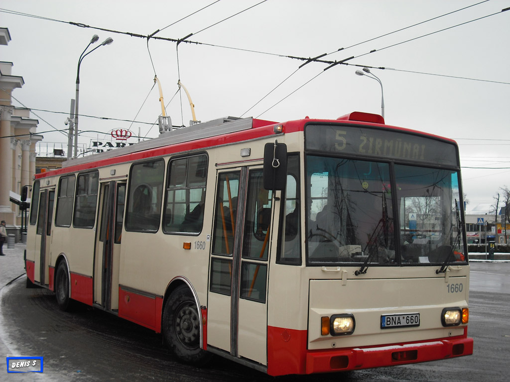 Вильнюс, Škoda 14Tr17/6M № 1660