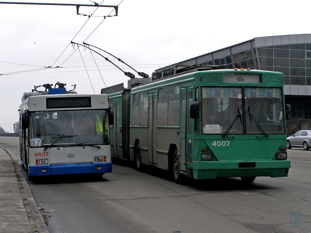 Kijów, YMZ E186 Nr 4807; Kijów — Trip by the trolleybus ЮМЗ Е186 14th of February, 2011