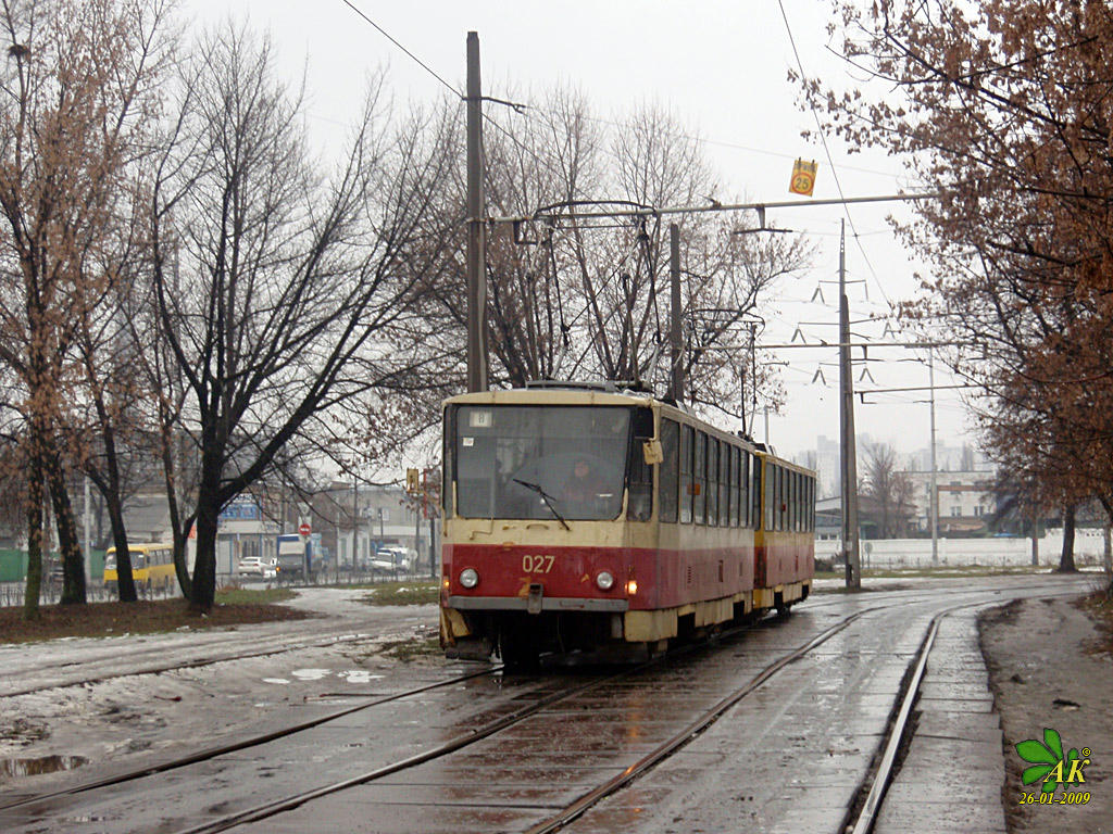 Kyiv, Tatra T6B5SU # 027