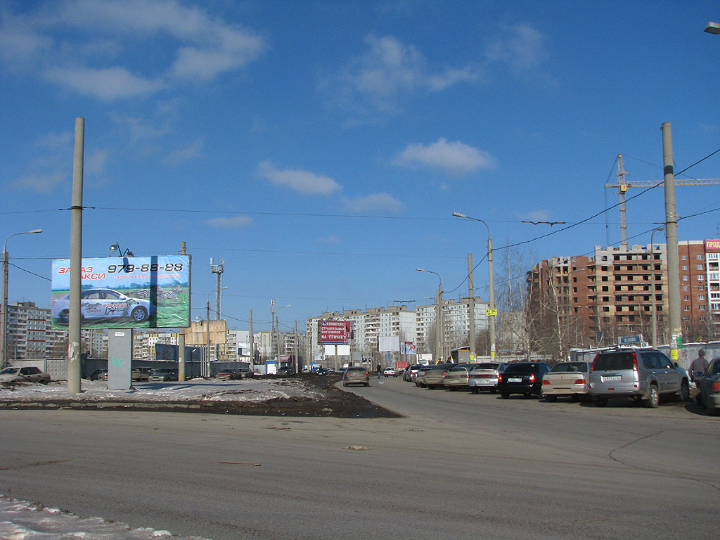 Самара — Недостроенная троллейбусная линия по улице Димитрова
