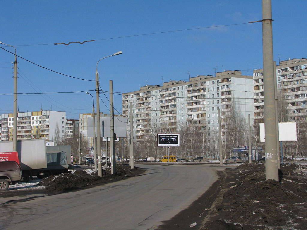 Самара — Недостроенная троллейбусная линия по улице Димитрова