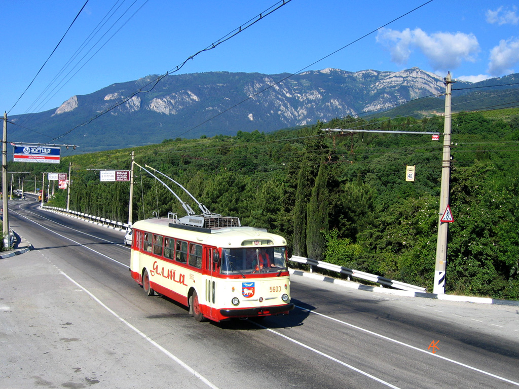 Крымский троллейбус, Škoda 9Tr24 № 5603; Крымский троллейбус — Покатушки 2006