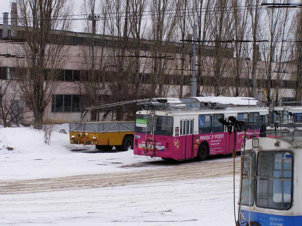 Volgograd, ZiU-682G [G00] nr. 1188; Volgograd, KTG-2 nr. 1716; Volgograd — Depots: [1] Trolleybus depot # 1