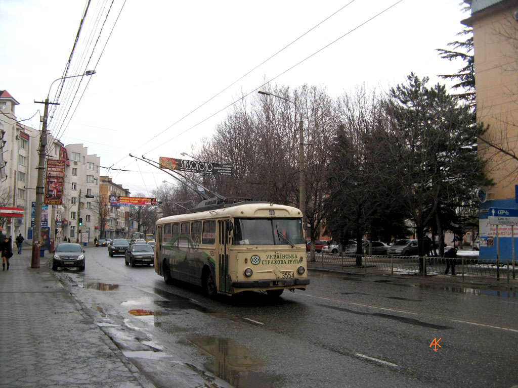 Крымскі тралейбус, Škoda 9Tr21 № 3554