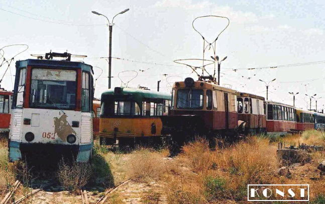 ერევანი, 71-605 (KTM-5M3) № 052; ერევანი, GS-4 № б/н3; ერევანი, GS-4 № б/н4