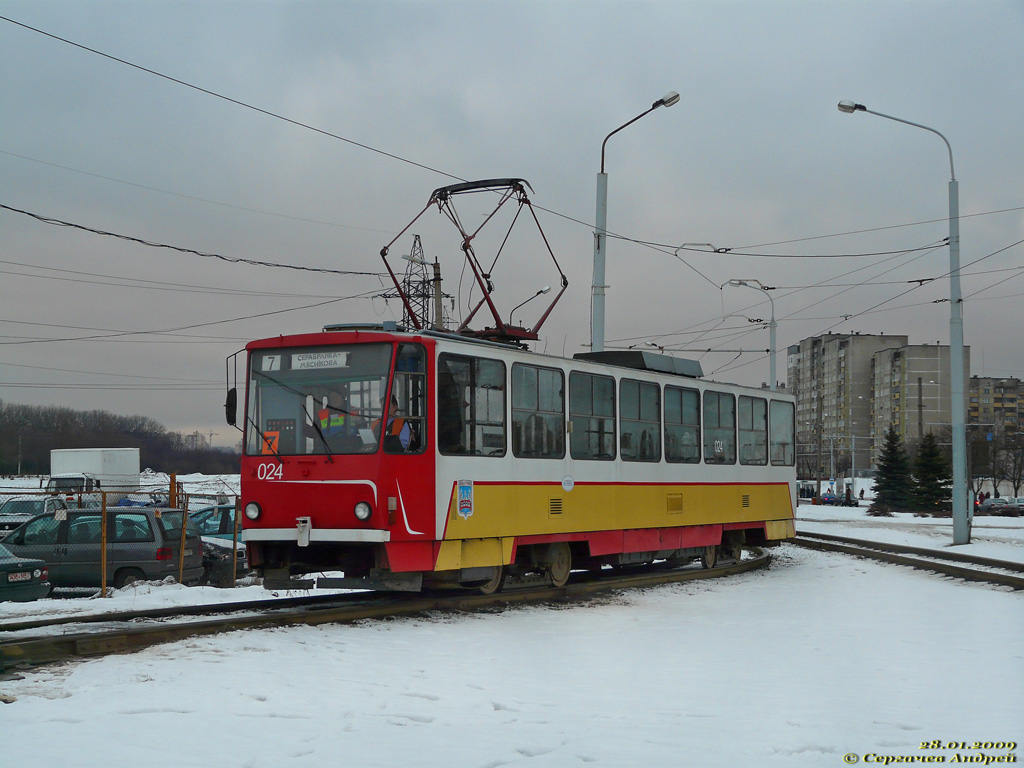 Минск, Tatra T6B5SU № 024