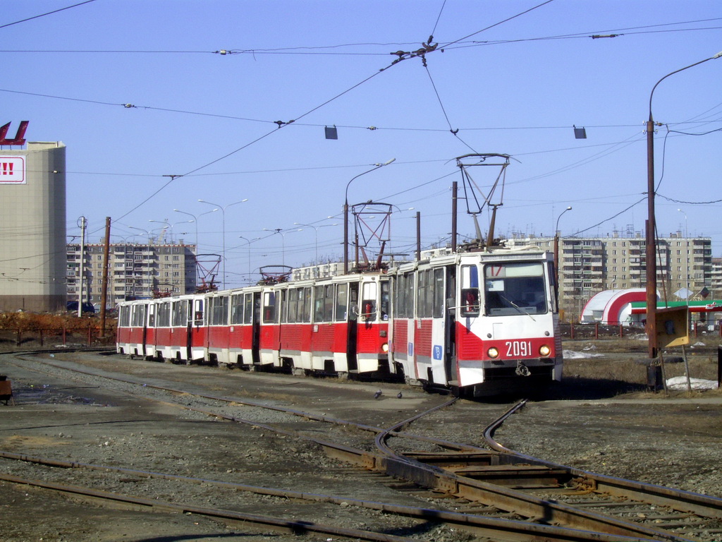 Челябинск, 71-605 (КТМ-5М3) № 2091; Челябинск — Конечные станции и кольца