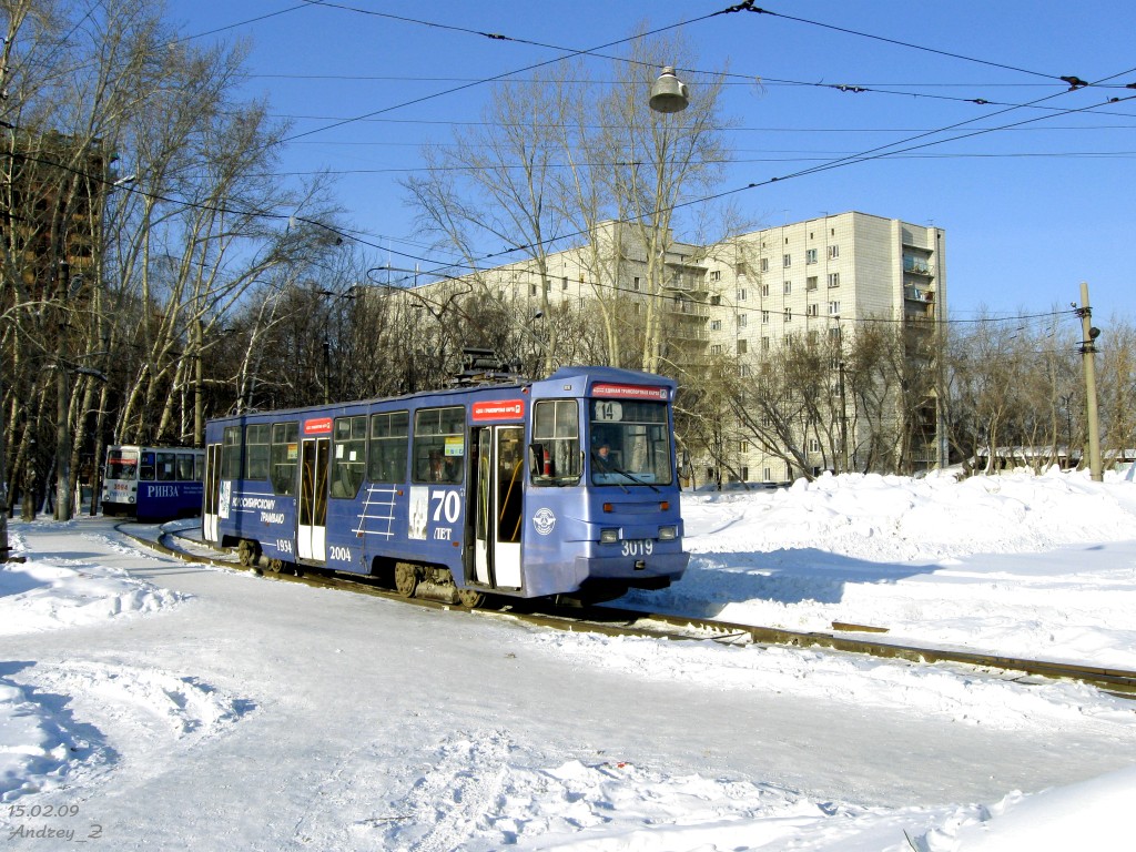 Novosibirsk, 71-605 (KTM-5M3) č. 3019