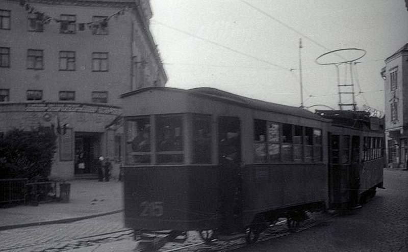 Калининград, Двухосный прицепной Steinfurt № 215; Калининград — Послевоенные фотографии