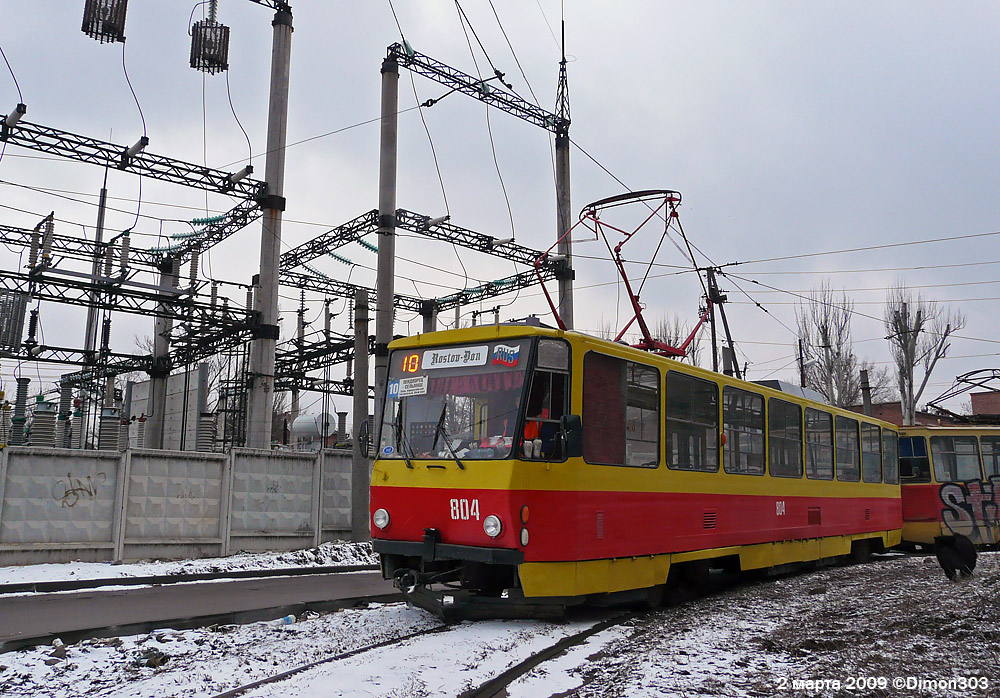 Растоў-на-Доне, Tatra T6B5SU № 804