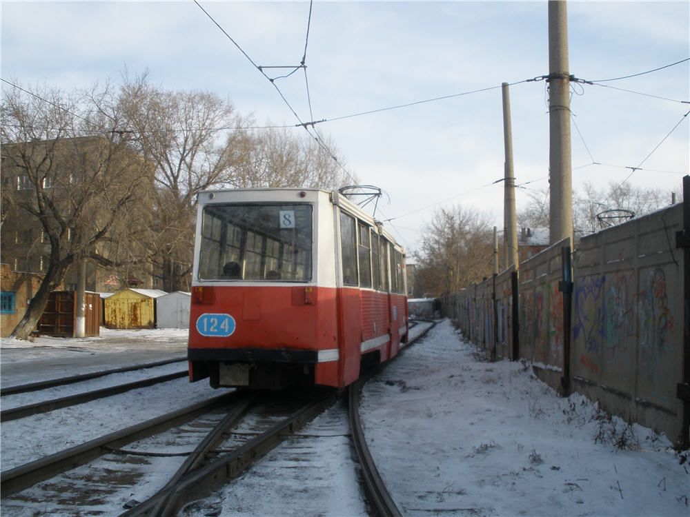 Omsk, 71-605 (KTM-5M3) № 124