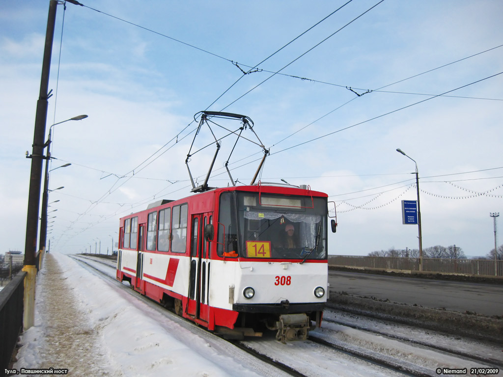 Тула, Tatra T6B5SU № 308