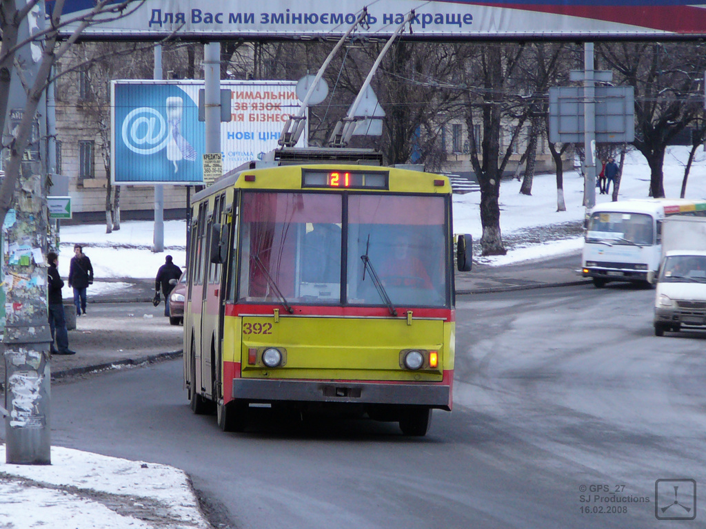 Киев, Škoda 14Tr02/6 № 392