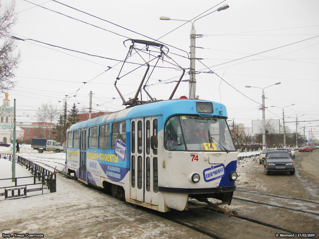 Тула, Tatra T3SU № 74