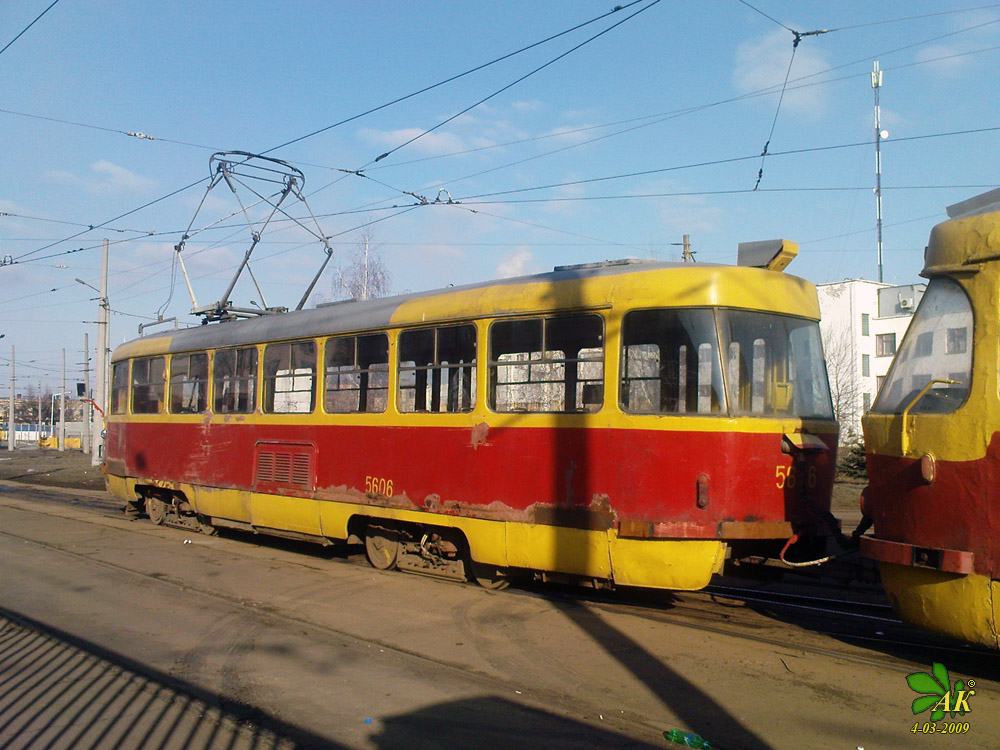 Kyiv, Tatra T3SU # 5606