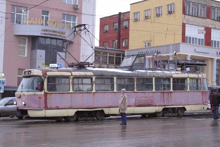 Ижевск, Tatra T3SU (двухдверная) № 24