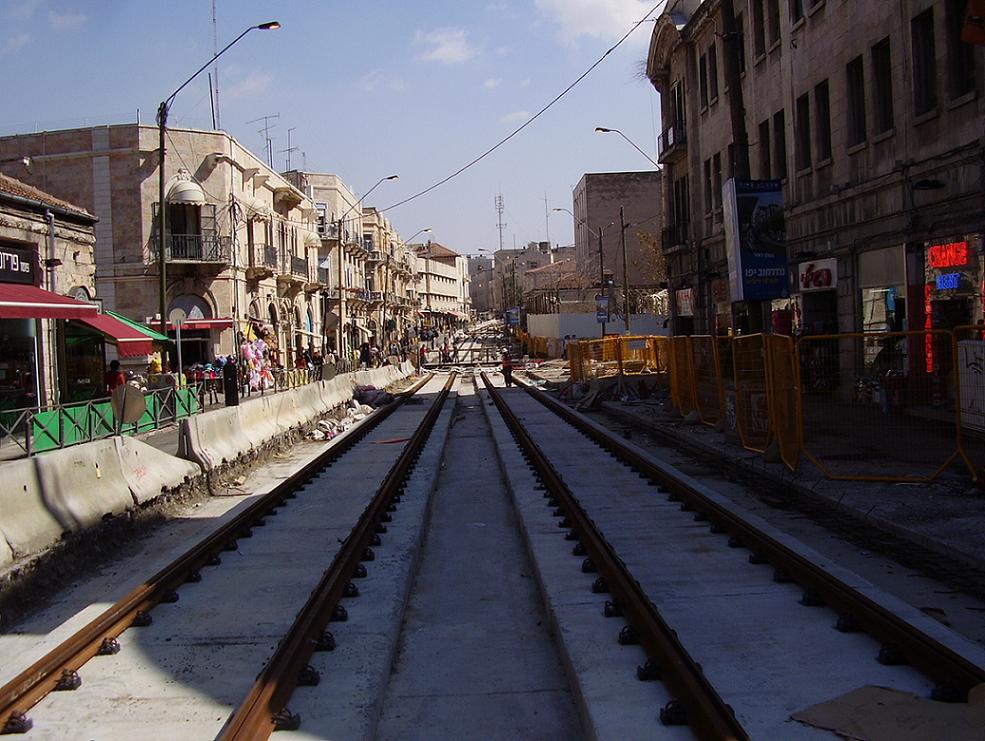 Jerusalem — Construction of the Red Line