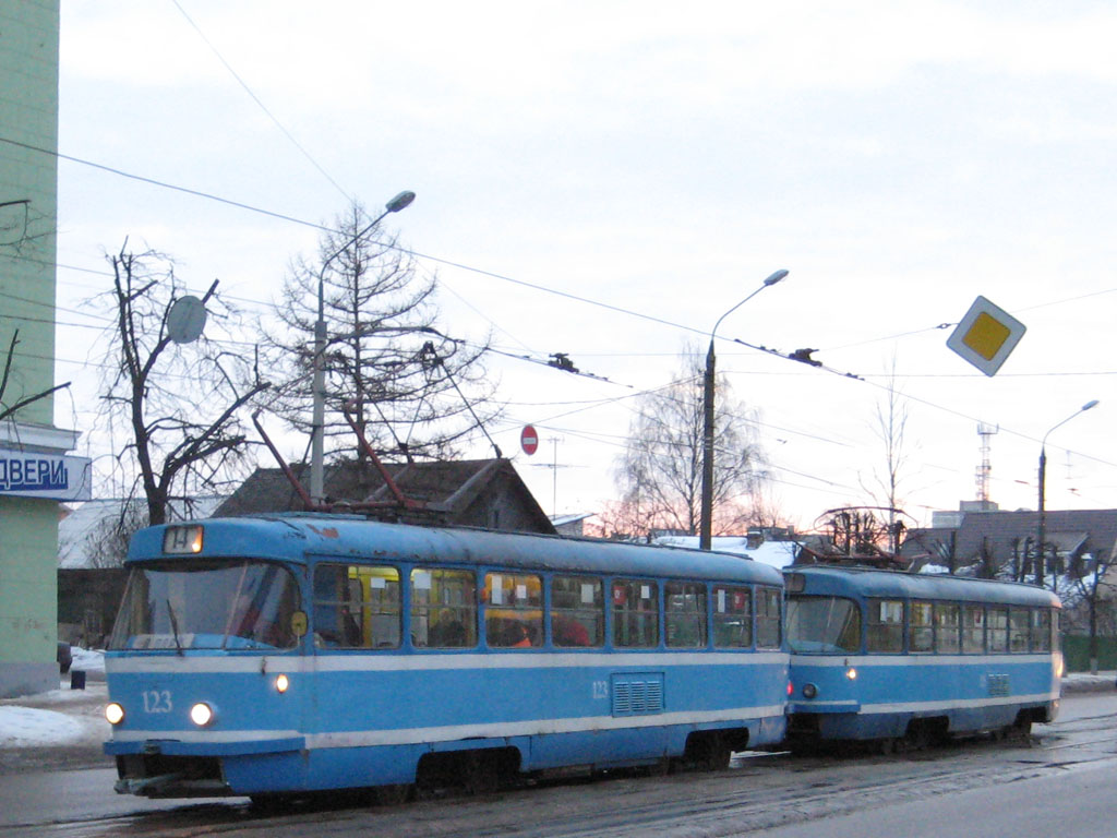 Тверь, Tatra T3SU № 123; Тверь — Трамвайные линии: Пролетарский район
