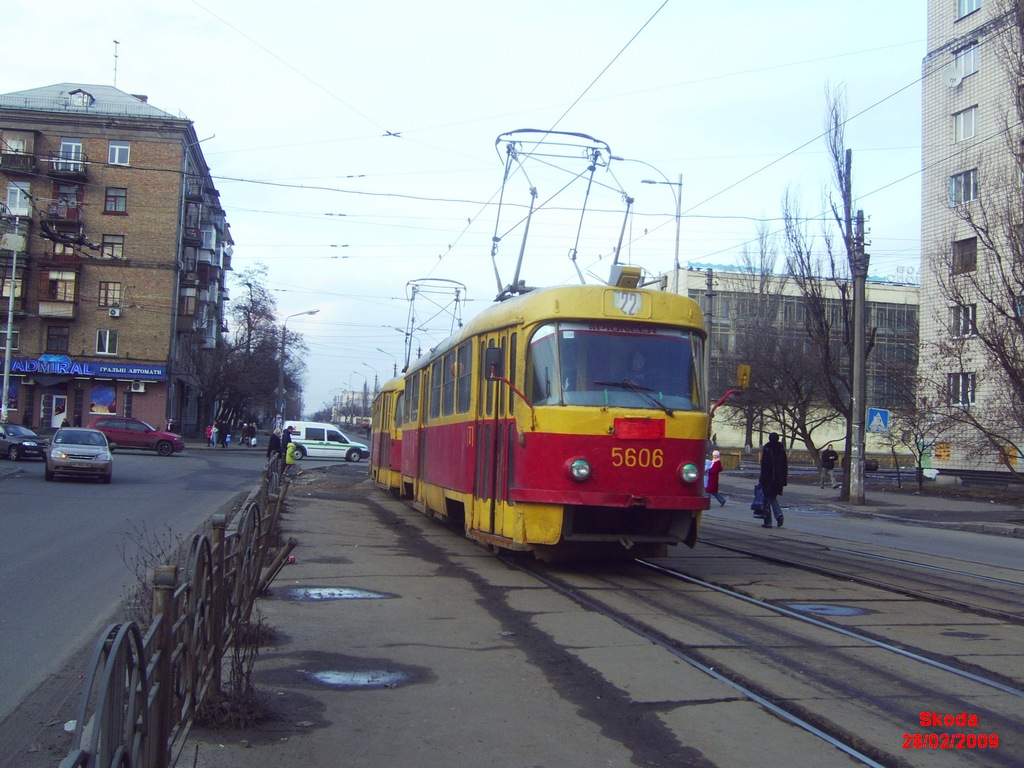 Київ, Tatra T3SU № 5606