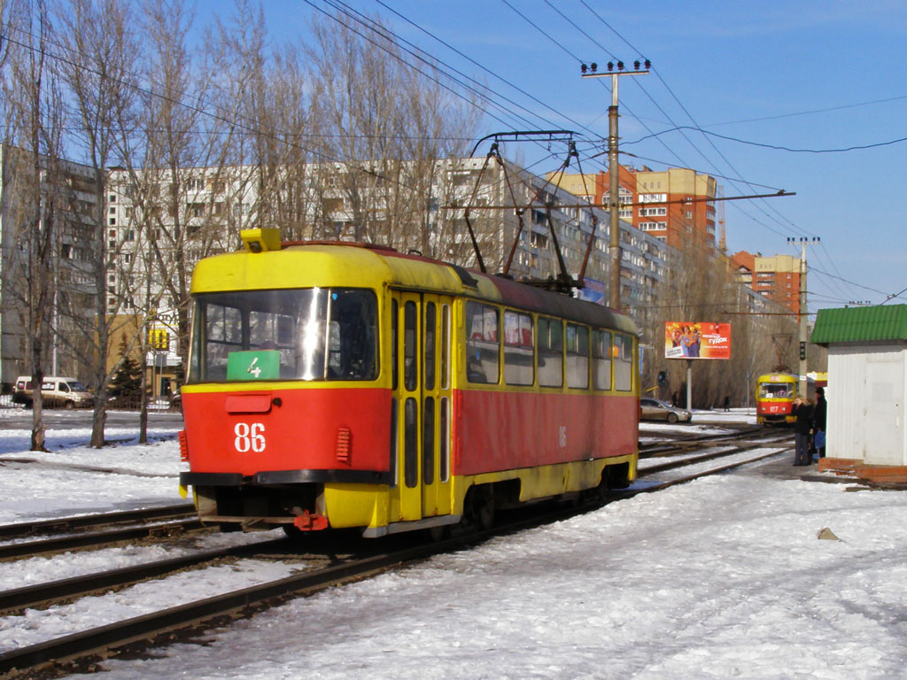 Волжский, Tatra T3SU (двухдверная) № 86