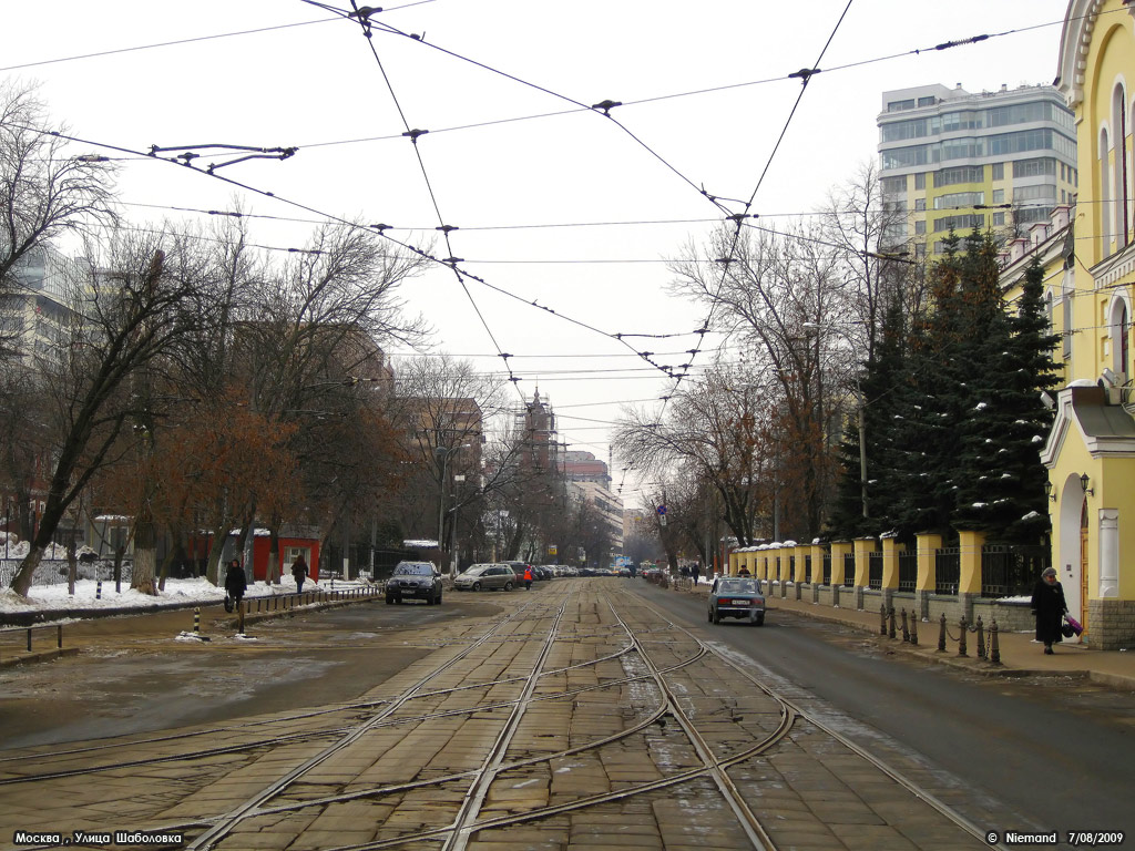 Moskva — Trам lines: Central Administrative District