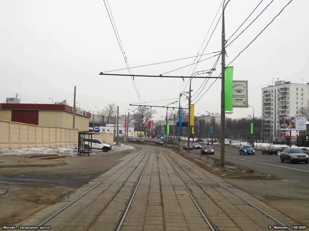 Moskva — Tram lines: South Administrative District