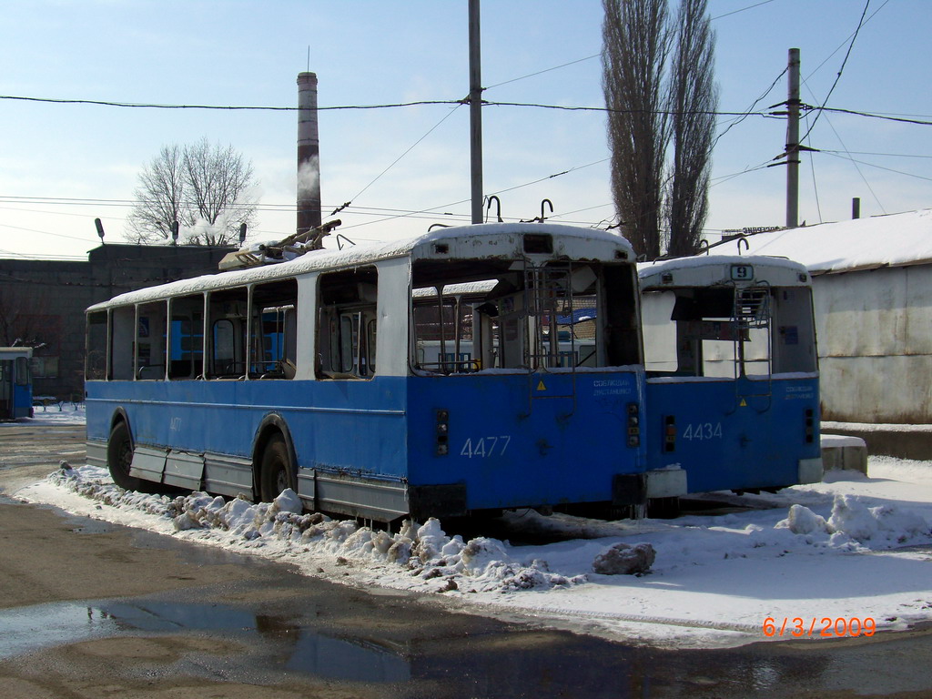 Волгоград, ЗиУ-682 (ВЗСМ) № 4477; Волгоград — Депо: [4] Троллейбусное депо № 4